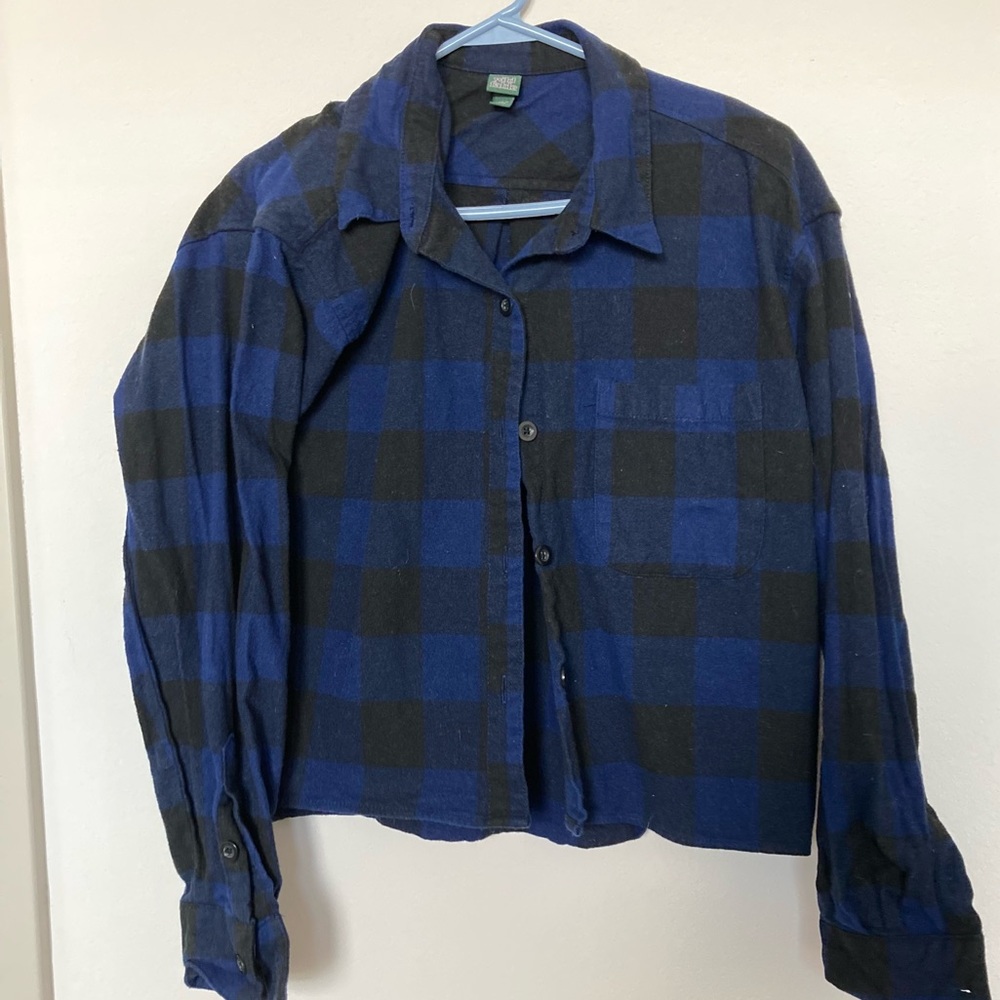Target Thick Plaid Button-Down Flannel